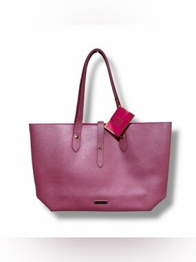 Juicy Couture Fuchsia Pink Promo Tote with Gold Stud Accents